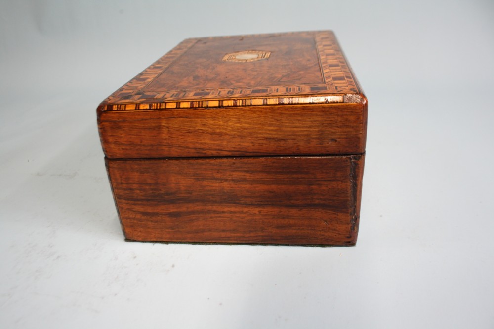 Tunbridge Ware Jewellery box in Walnut View VIII