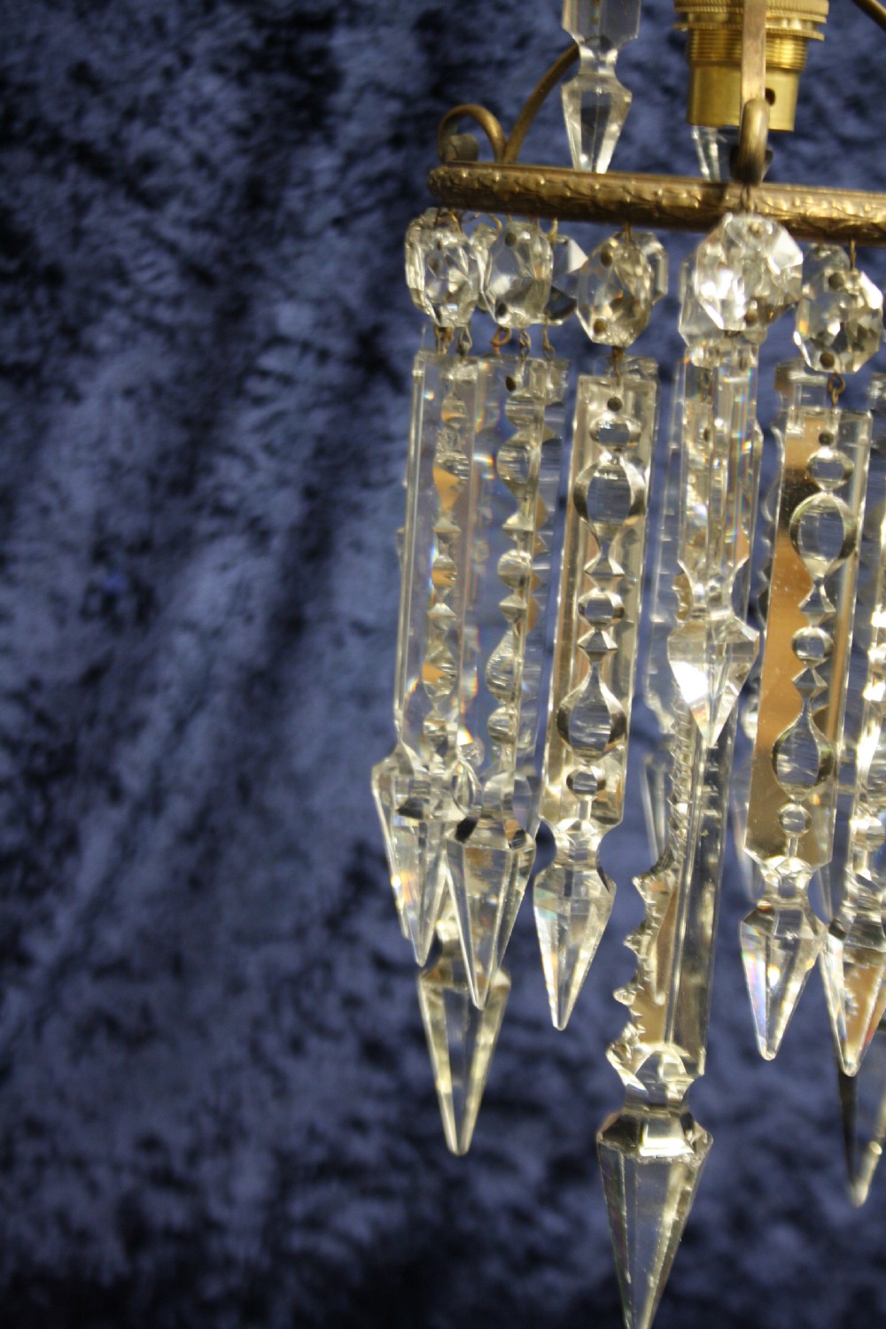 Early 20th century small lustre chandelier View II