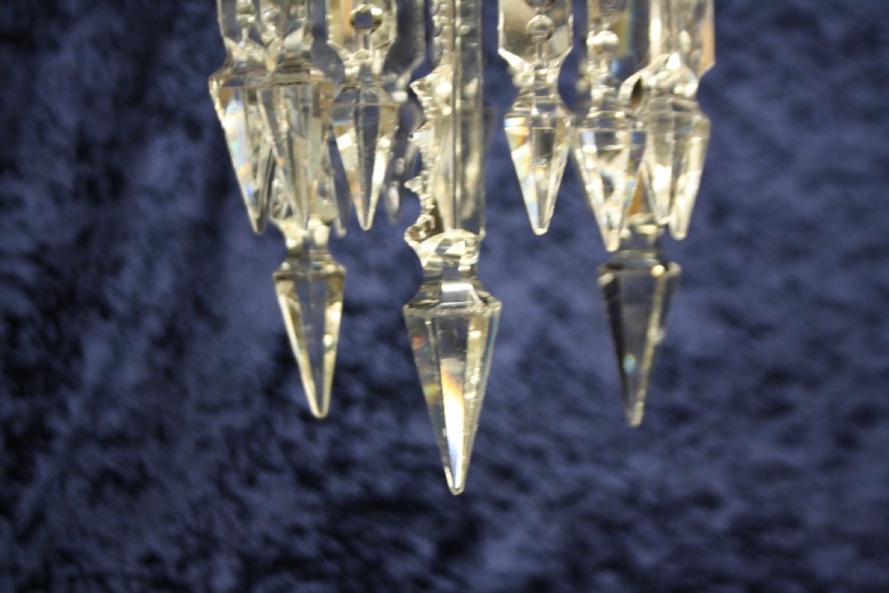 Early 20th century small lustre chandelier View III