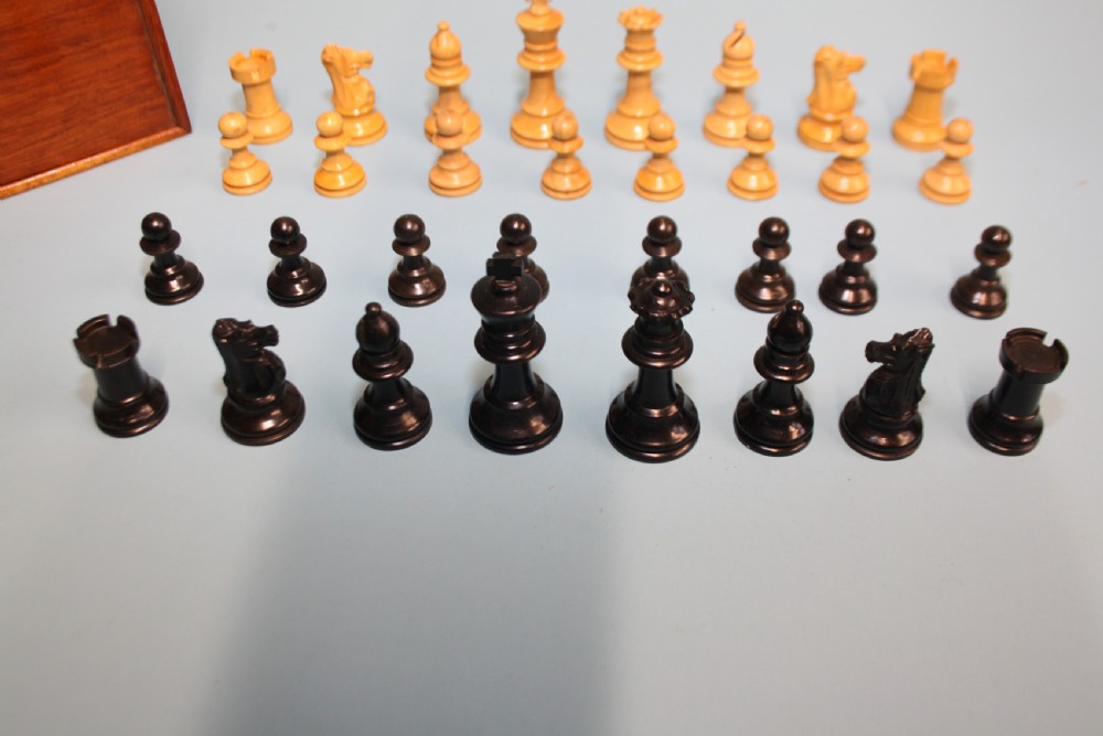 Early 20th century chess set View IV