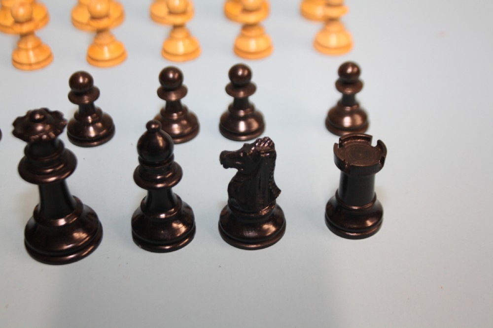 Early 20th century chess set View IX