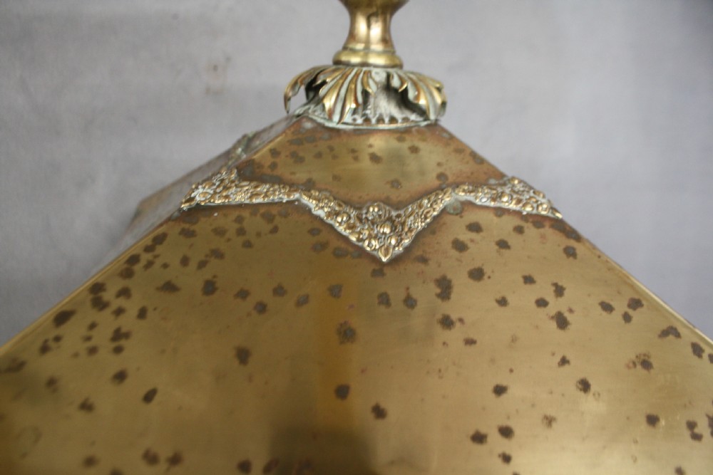 Early 20th century large porch light with wall bracket View VIII