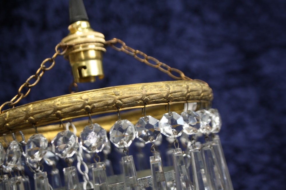 Pair of Early 20th century spike chandeliers View IV