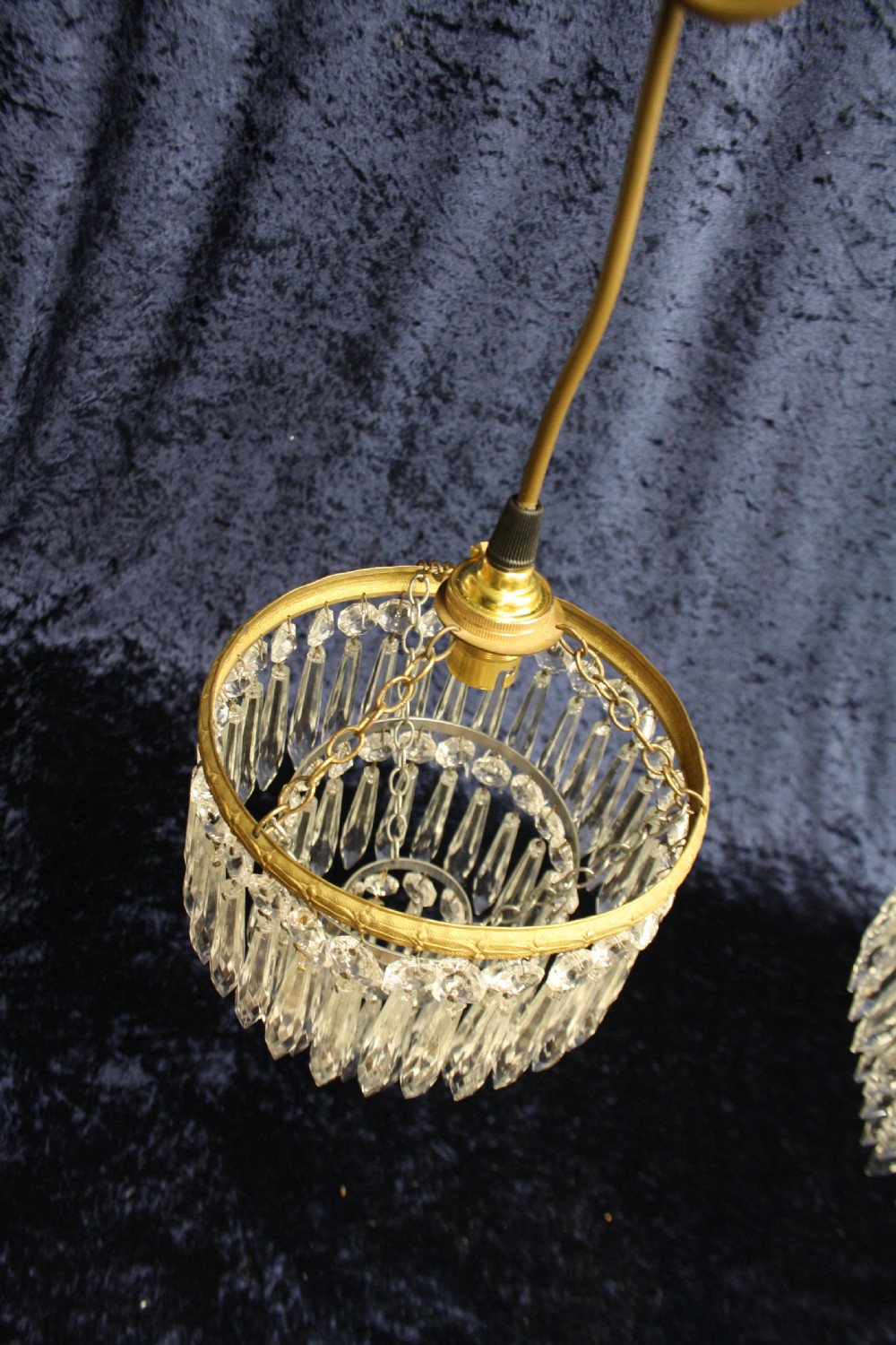 Pair of Early 20th century spike chandeliers View V