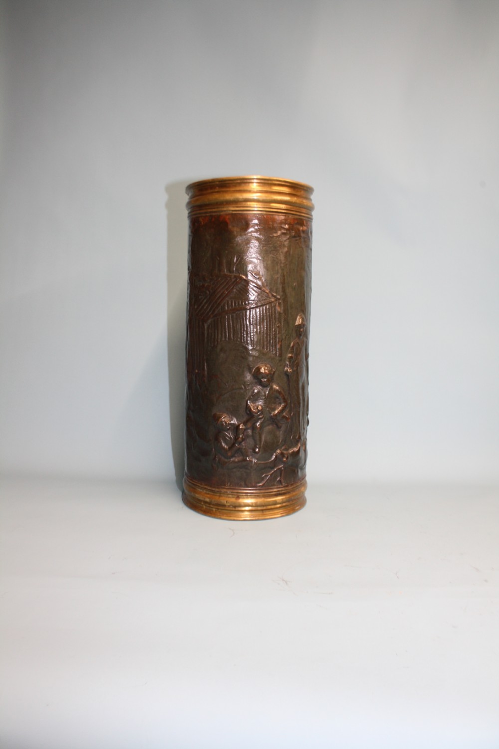 Brass and Copper Stick Stand