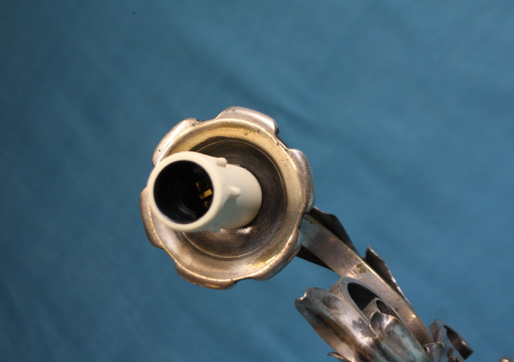 Pair of early 20th century nickel silver wall lights View XII