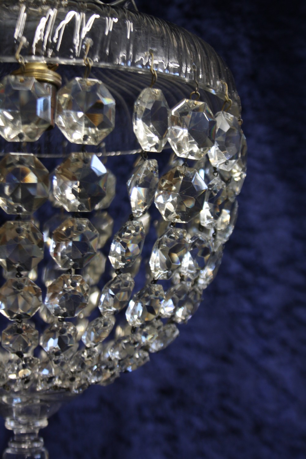 Early 20th century dome top chandelier View II