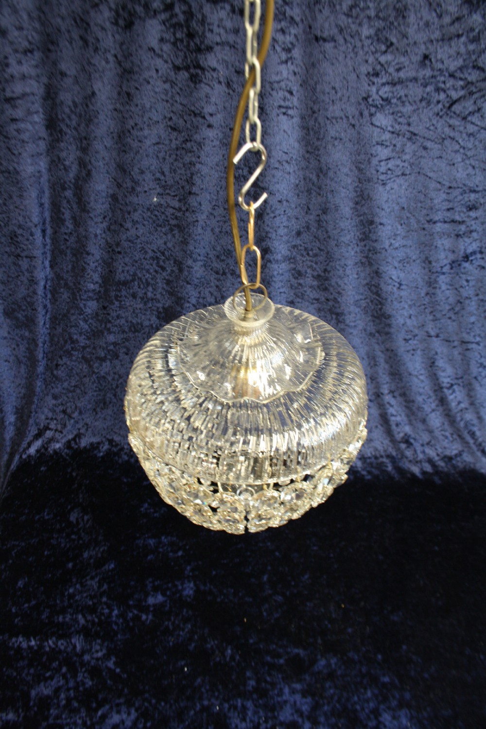 Early 20th century dome top chandelier View V