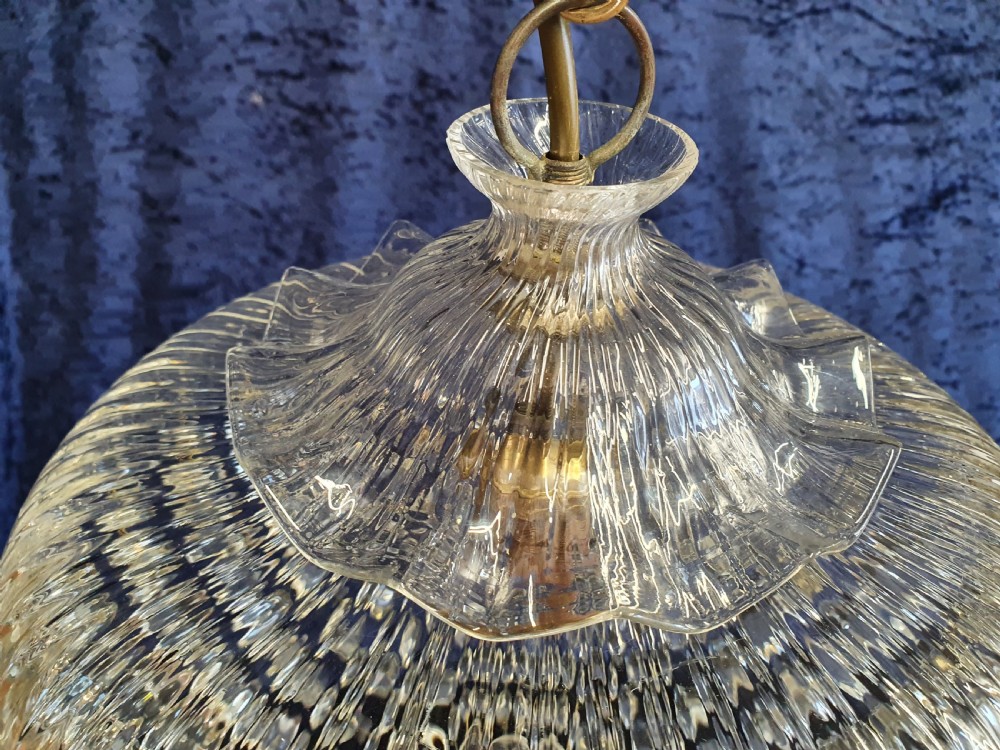 Early 20th century dome top chandelier View VII