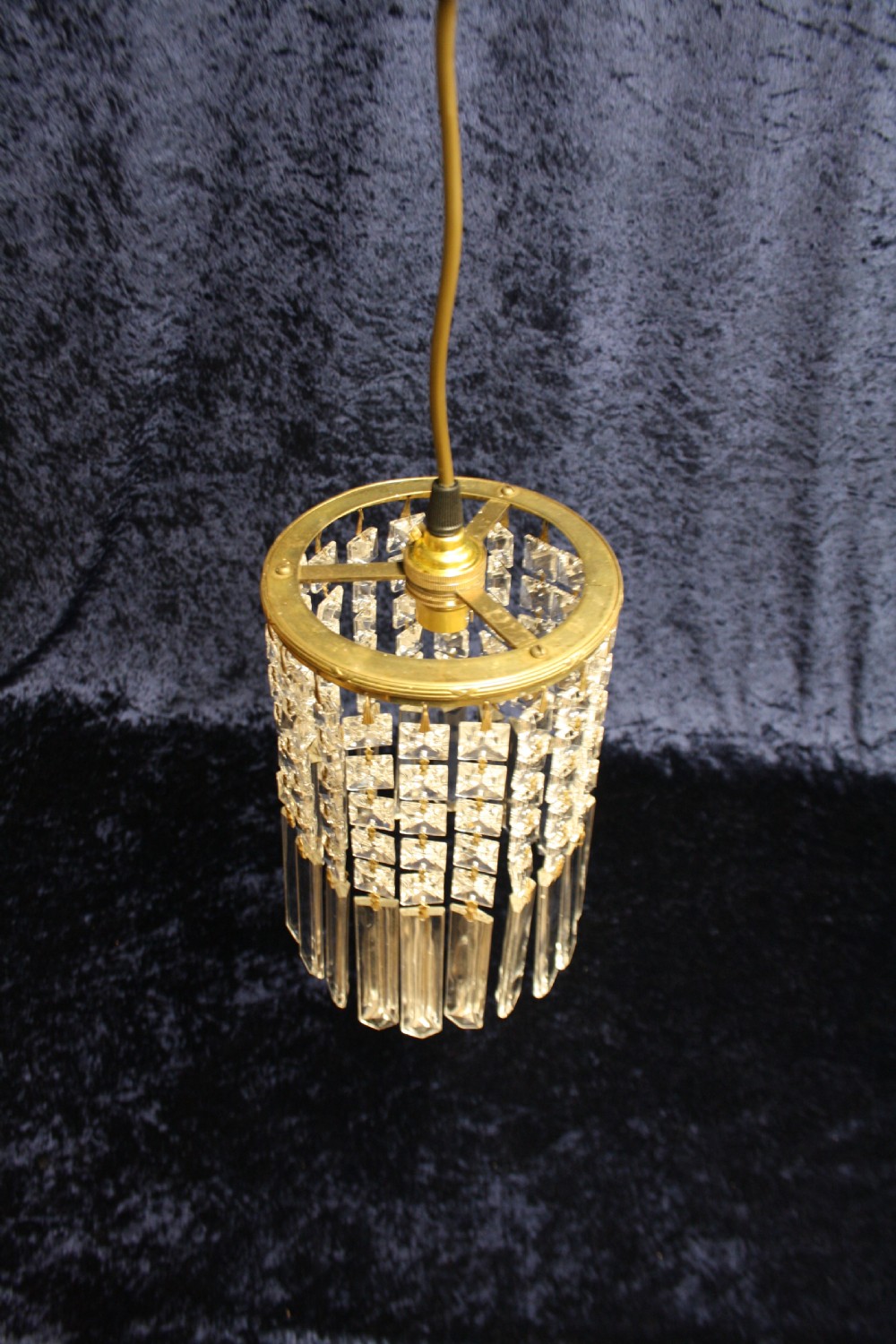 Early 20th century chandeliers with long drips View V