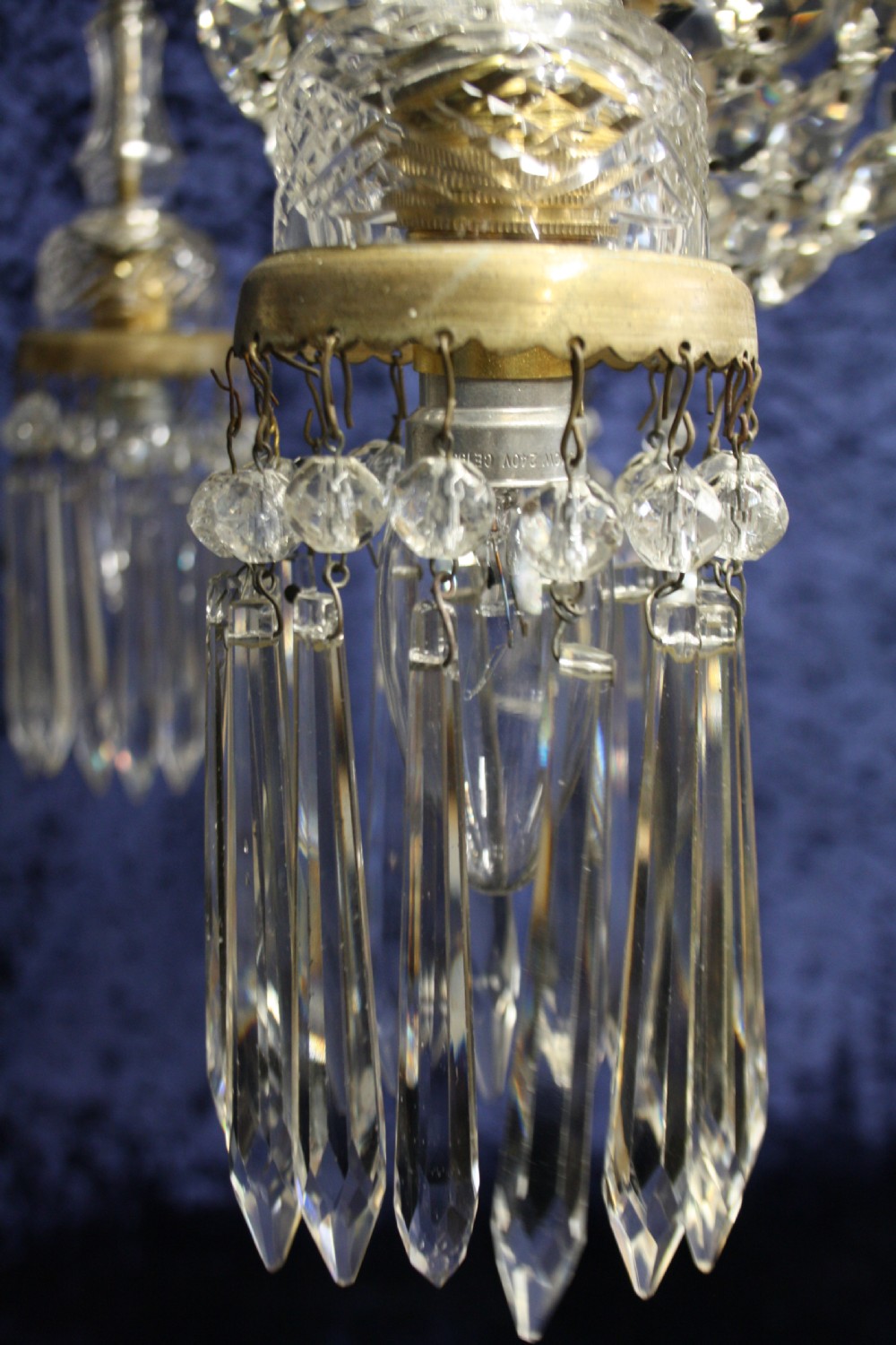 Early 20th century bag chandelier with 3 arms View X