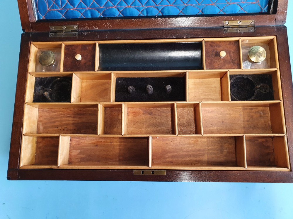 Super quality inlaid writing box in walnut View IV