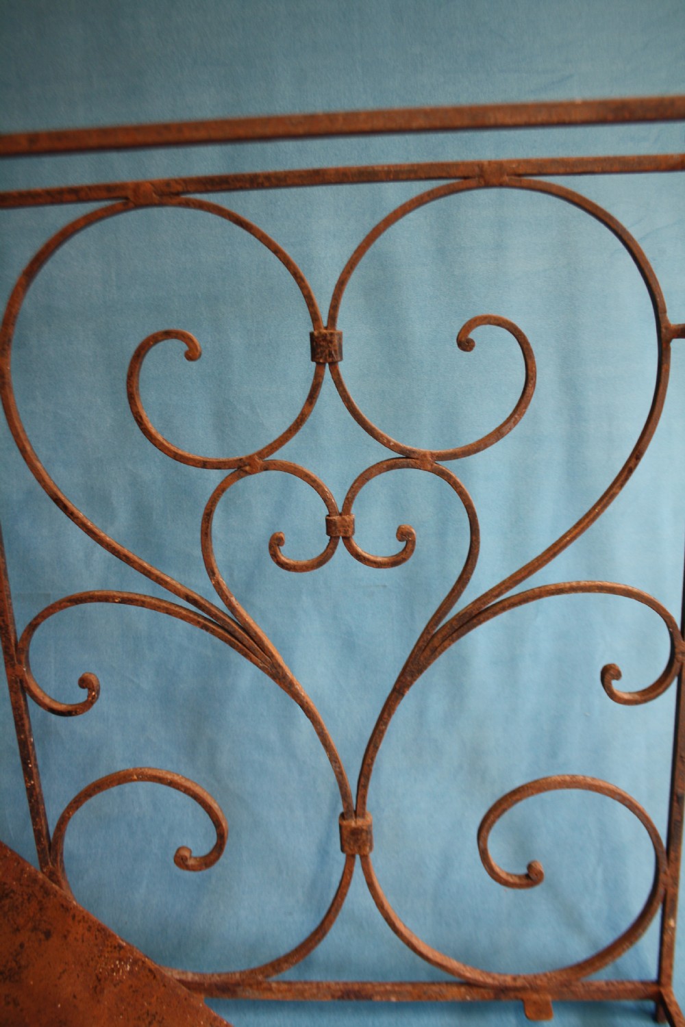 Early 20th century tall steel stick stand  View V