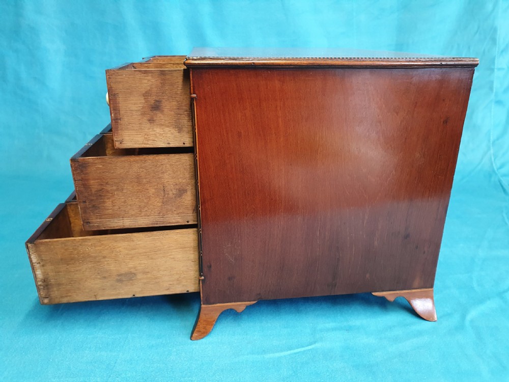 Really unusual C1900 miniature chest of drawers View IV