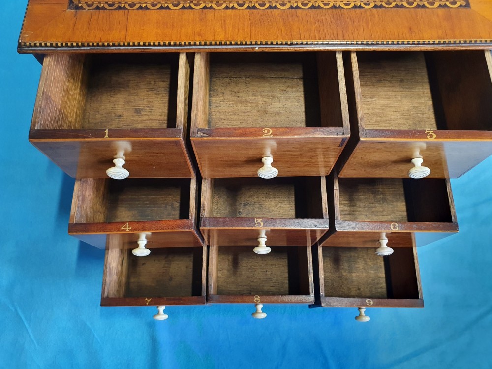 Really unusual C1900 miniature chest of drawers View V