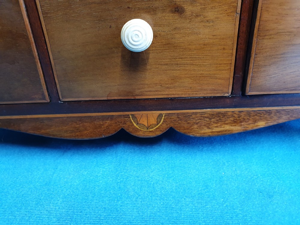 Really unusual C1900 miniature chest of drawers View VIII