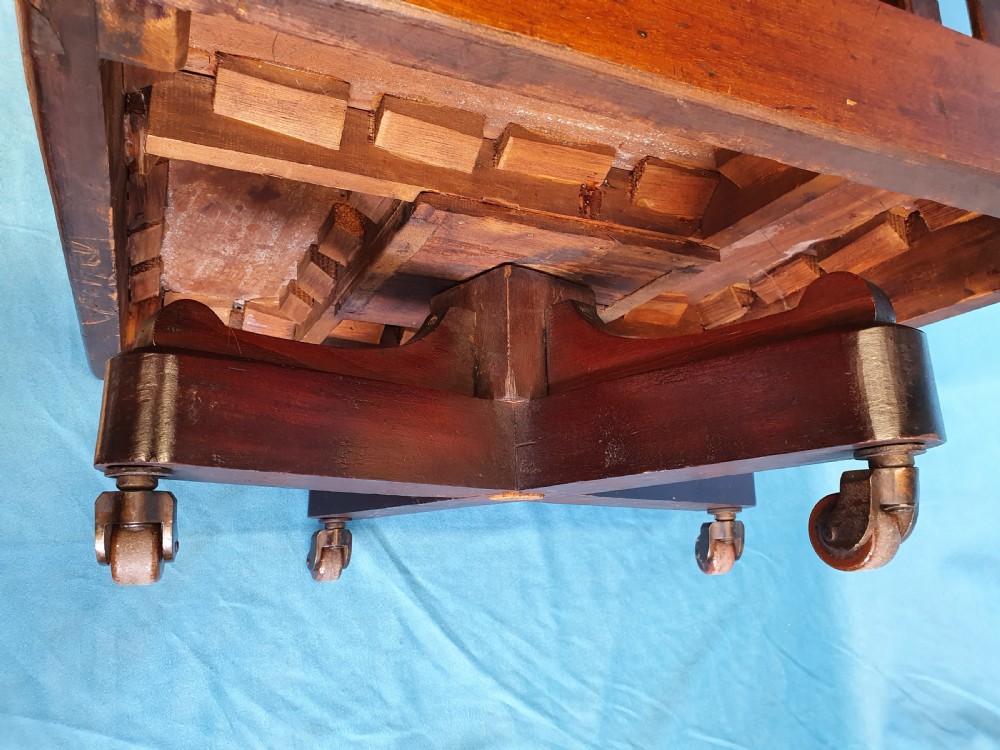Late 19th century revolving bookcase in mahogany View IX