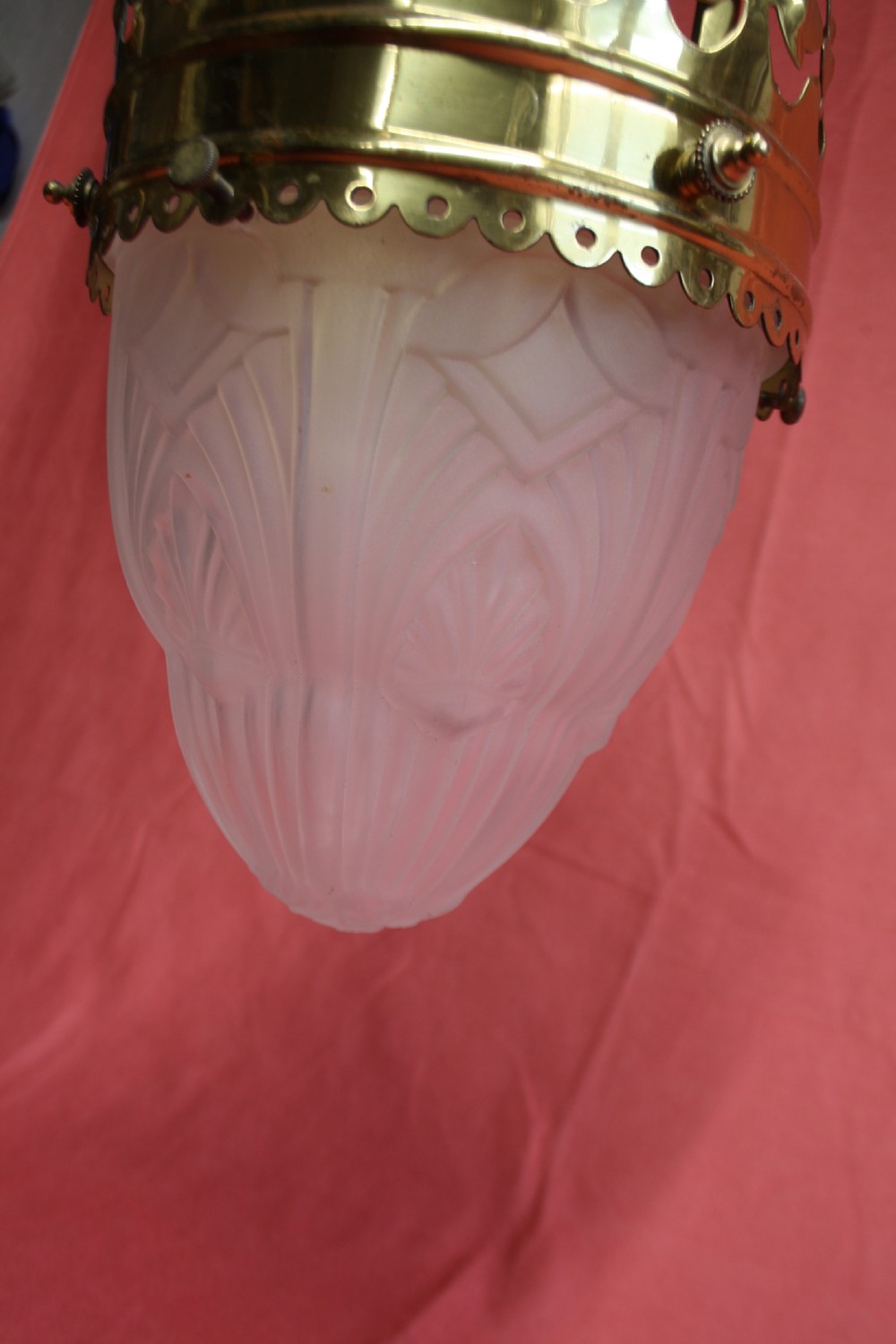 Round coronet top hall light View III