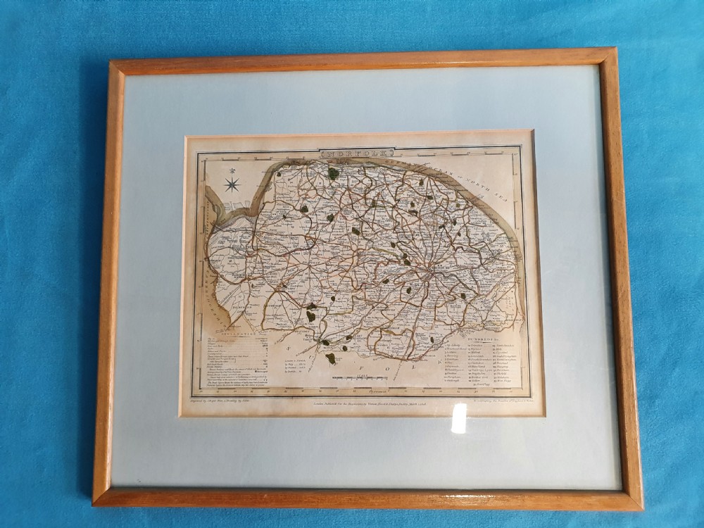 George lll map of Norfolk 