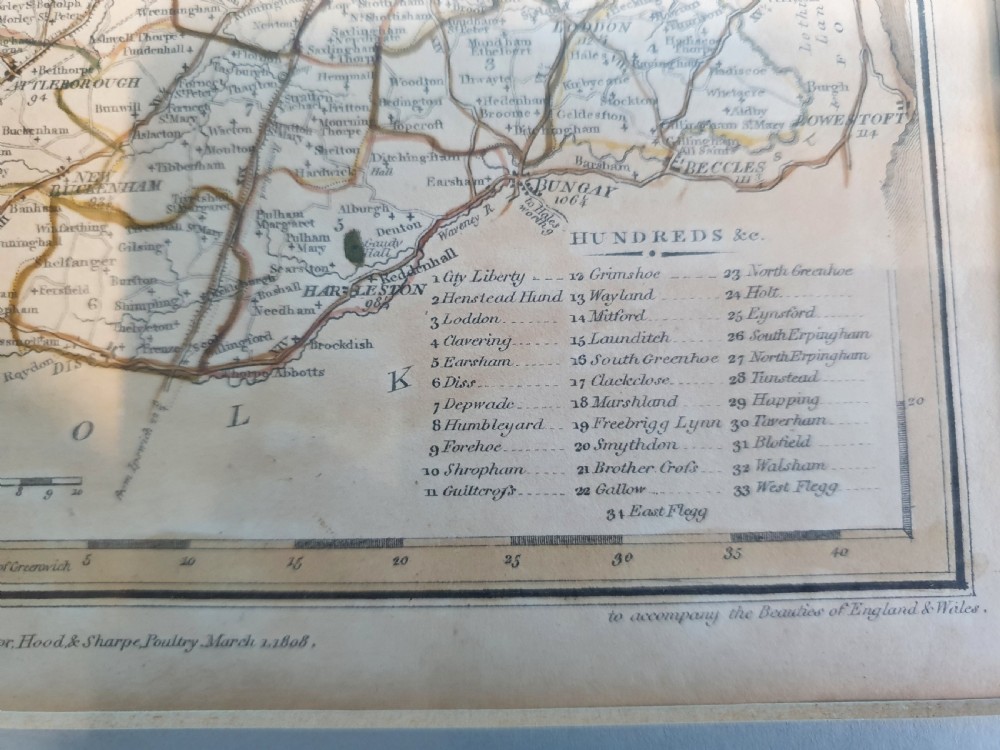 George lll map of Norfolk  View III