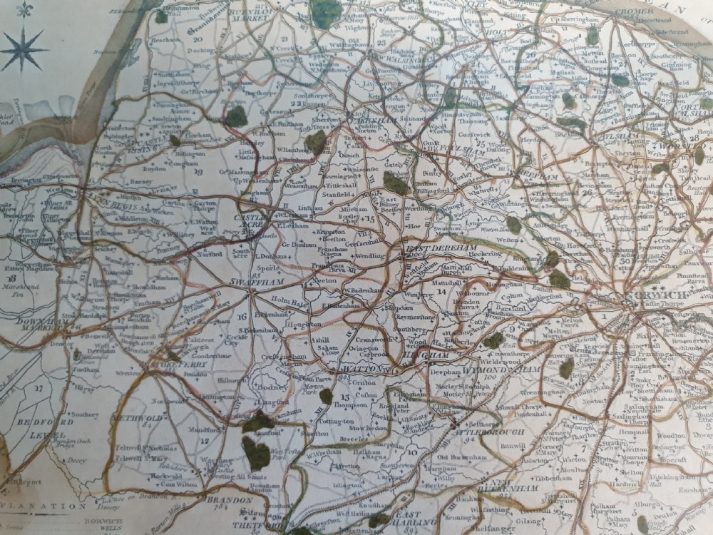George lll map of Norfolk  View IV