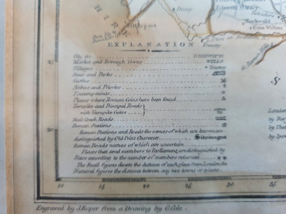 George lll map of Norfolk  View V
