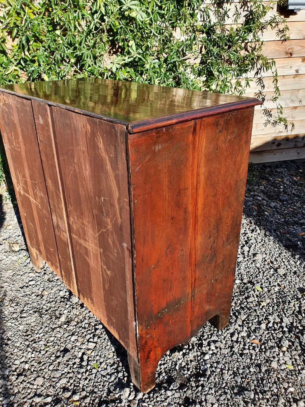 George the III mahogany chest of drawers 36 inches wide View V