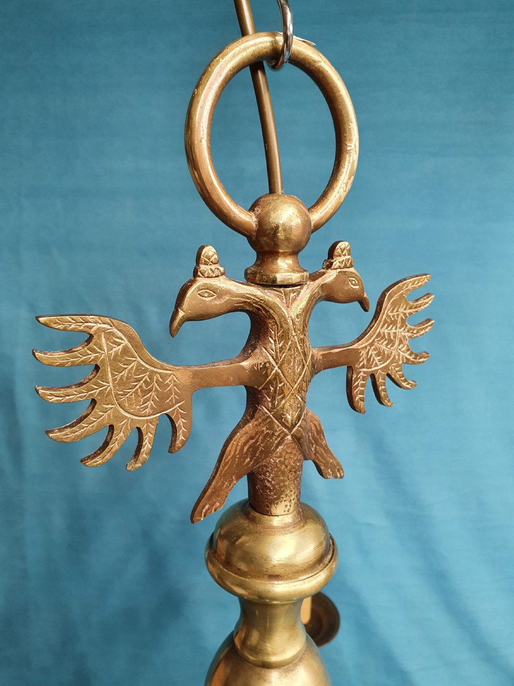 Medium sized Dutch style chandelier View VIII