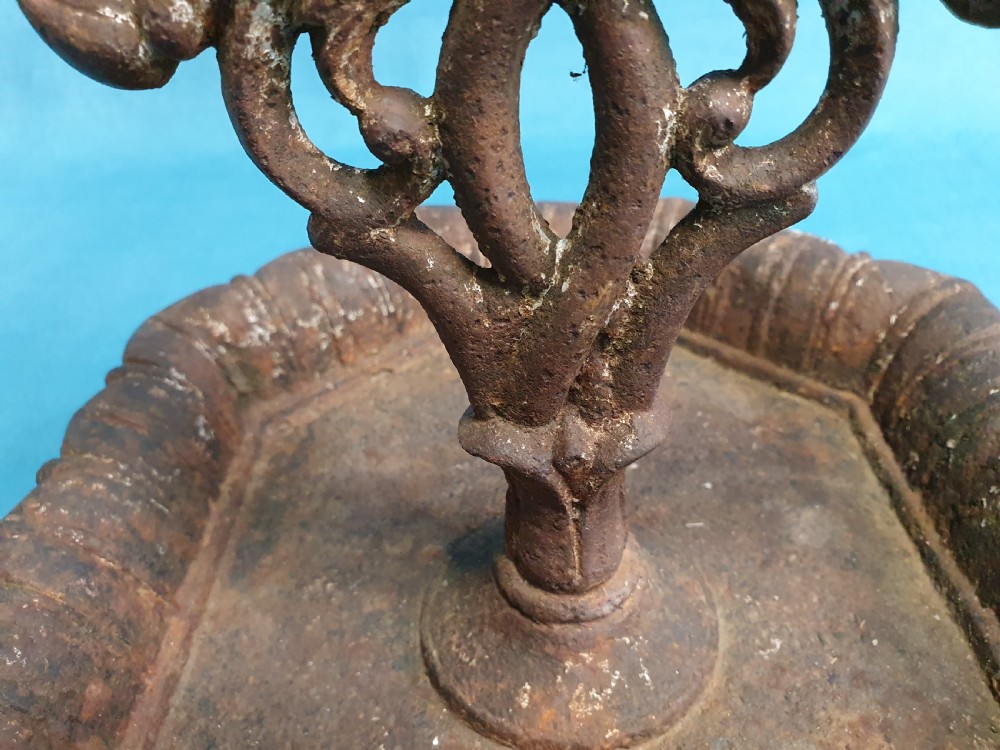 Victorian cast-iron boot scraper View II