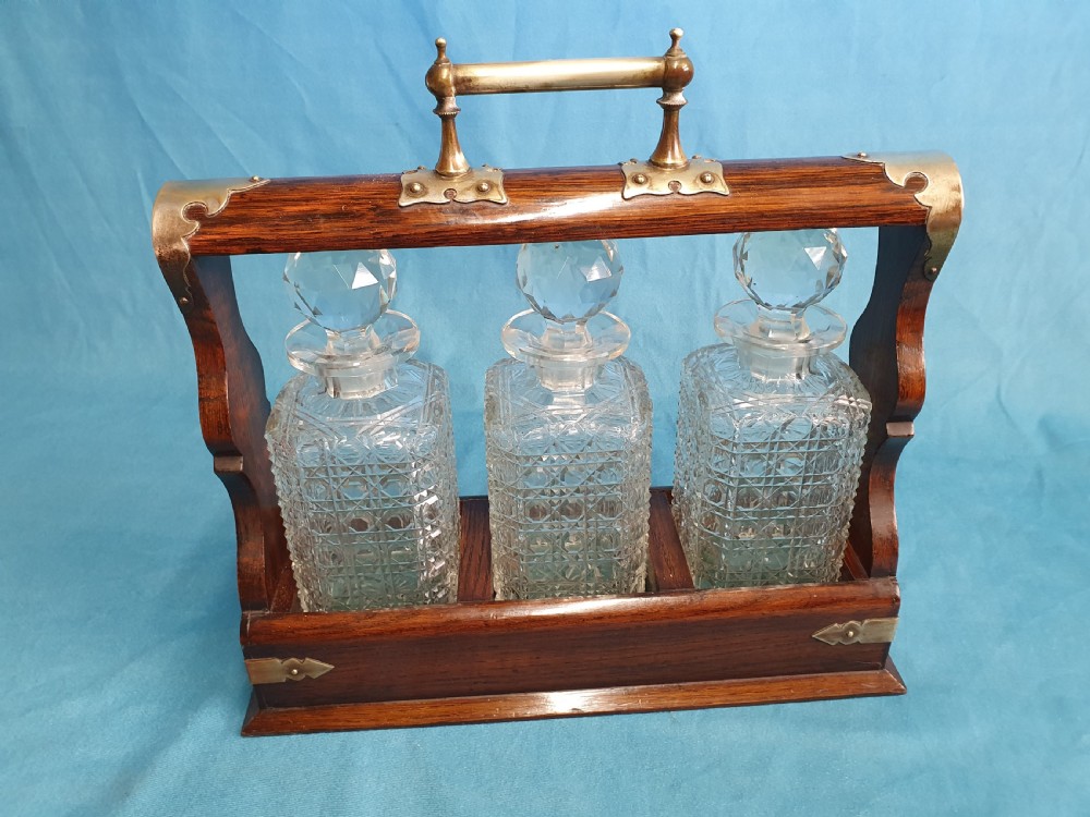 Late 19th century rosewood Tantalus View VI