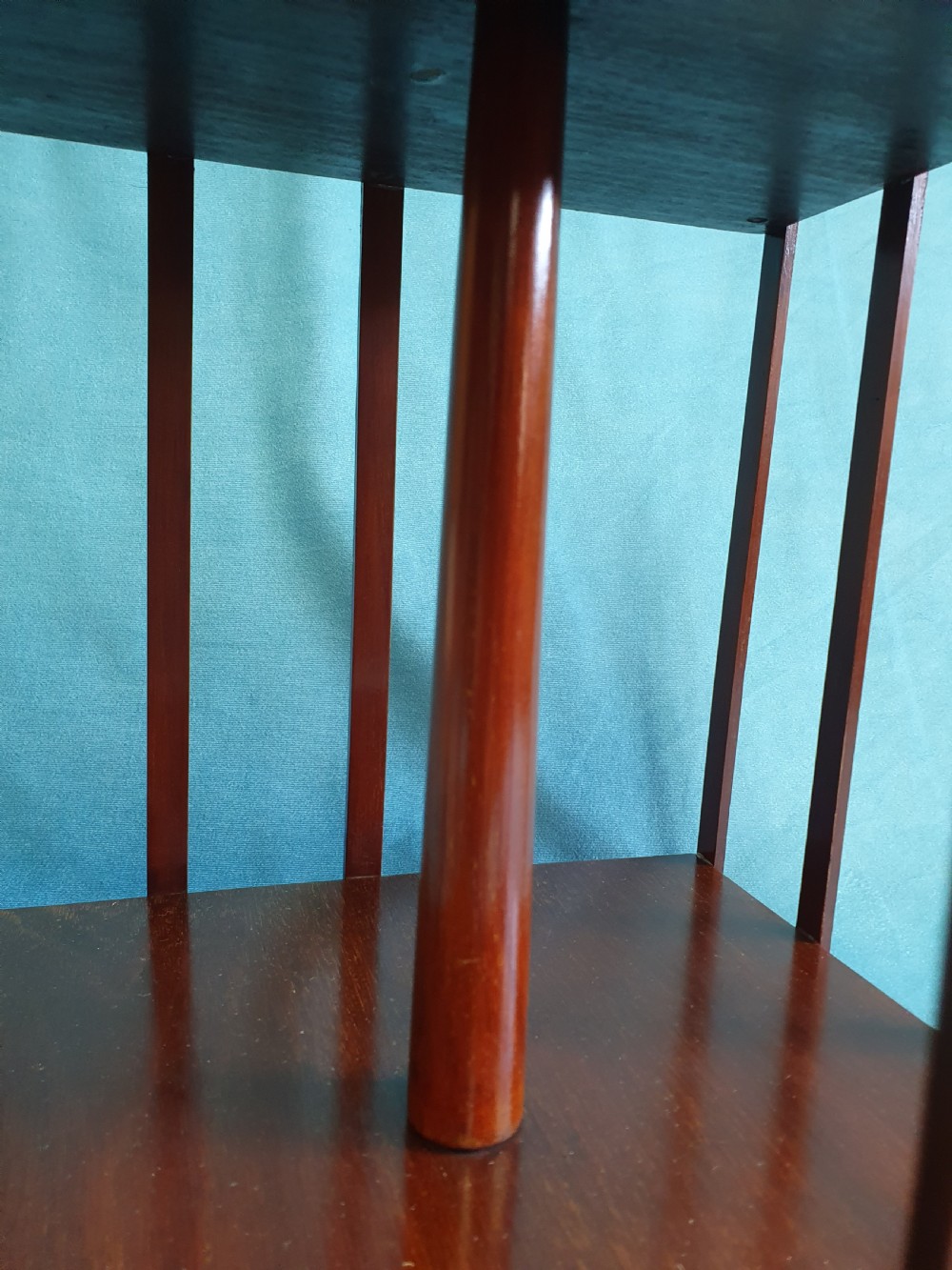 An Edwardian revolving desktop book case View VI