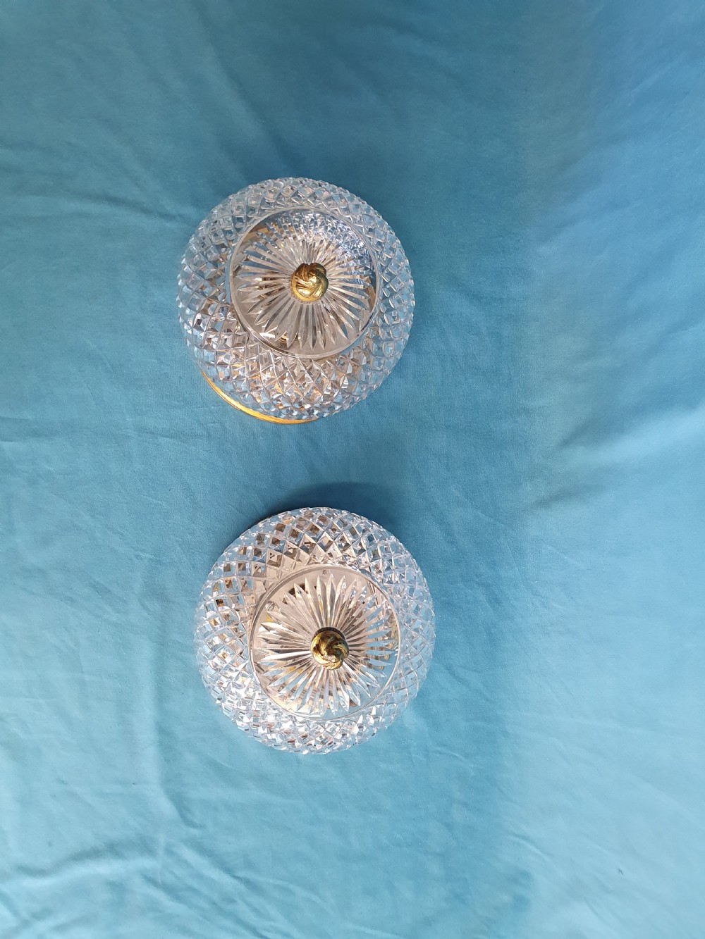 Pair of early 20th century ceiling lights View III