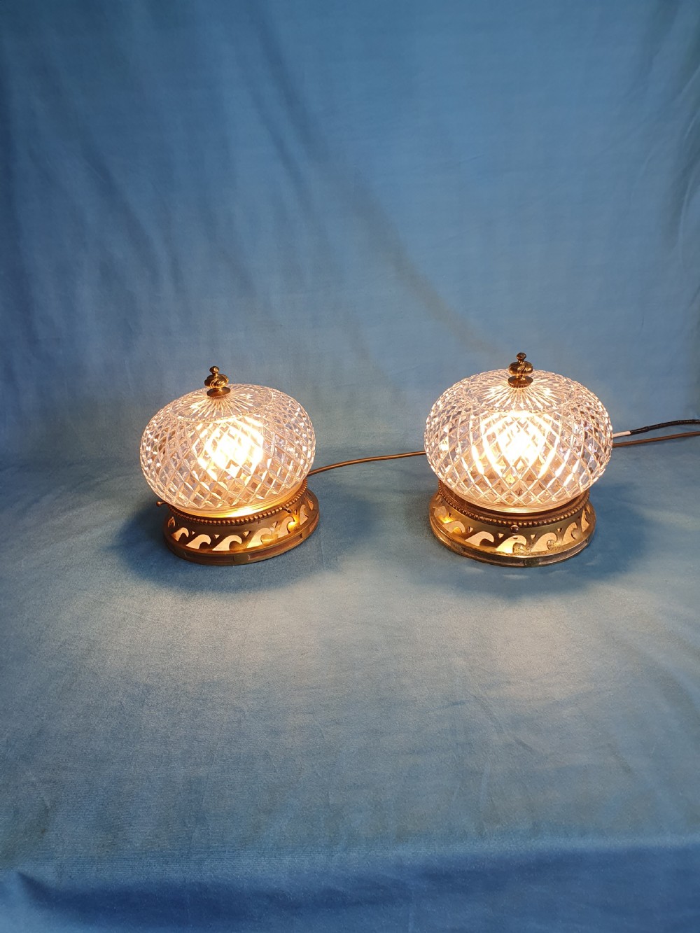 Pair of early 20th century ceiling lights View IV