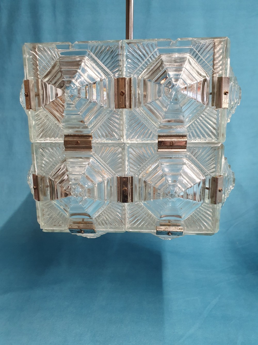 Pair of early 20th century stunning art deco ceiling lights View VI