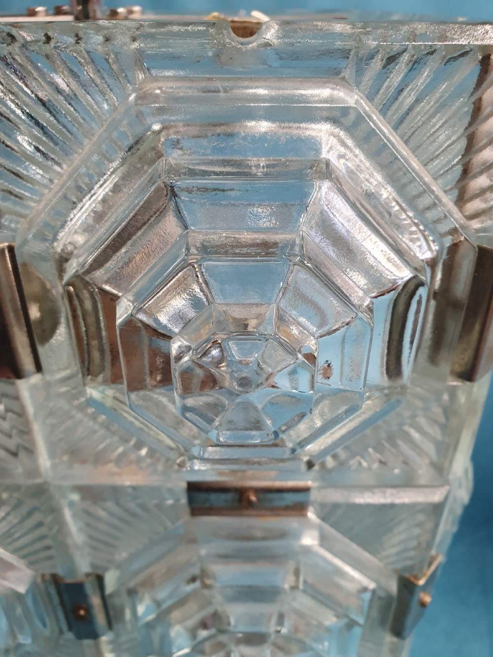 Pair of early 20th century stunning art deco ceiling lights View X