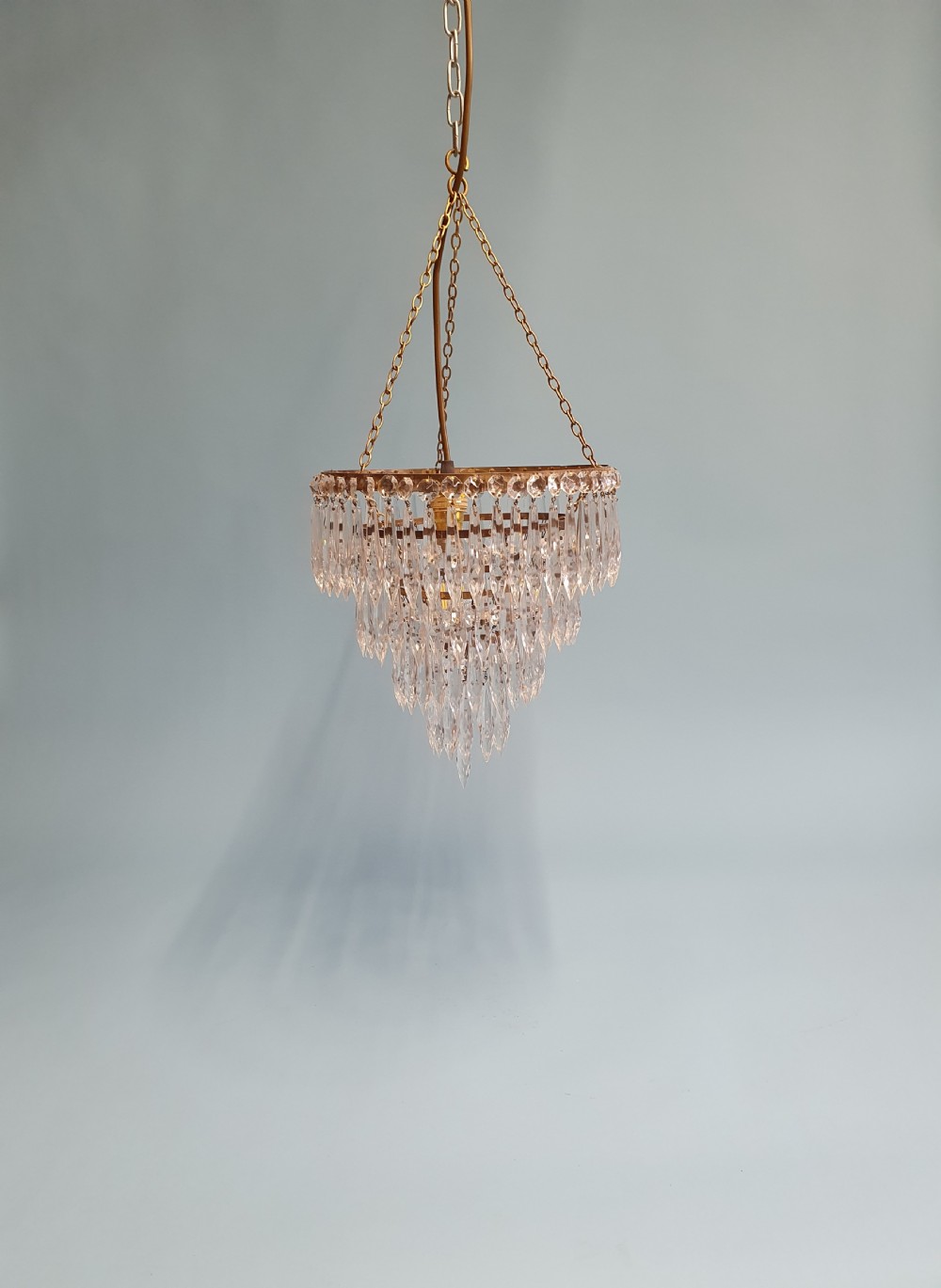Early 20th century spike chandelier