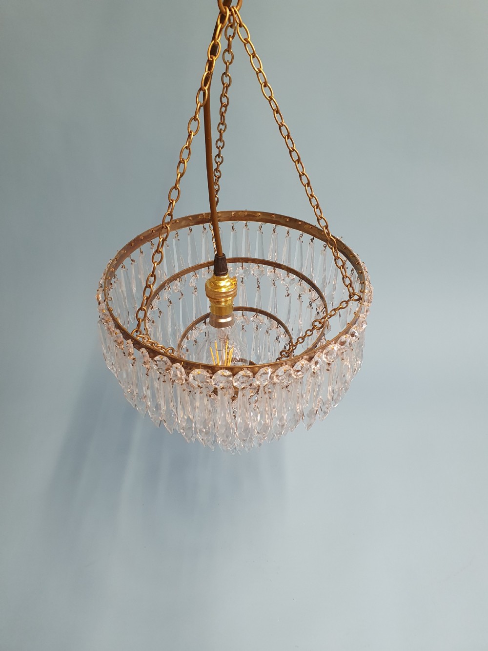 Early 20th century spike chandelier View V