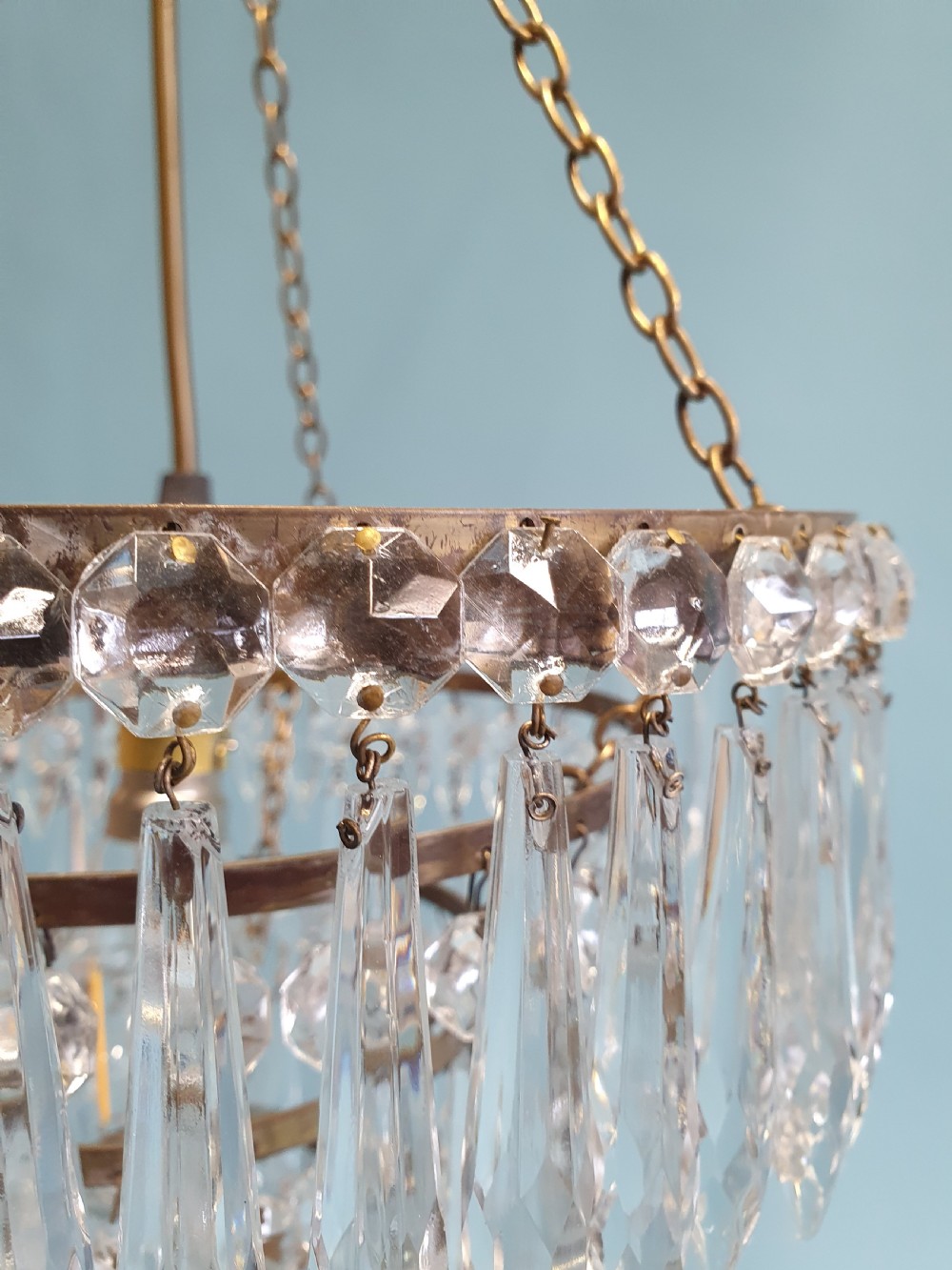 Early 20th century spike chandelier View VIII