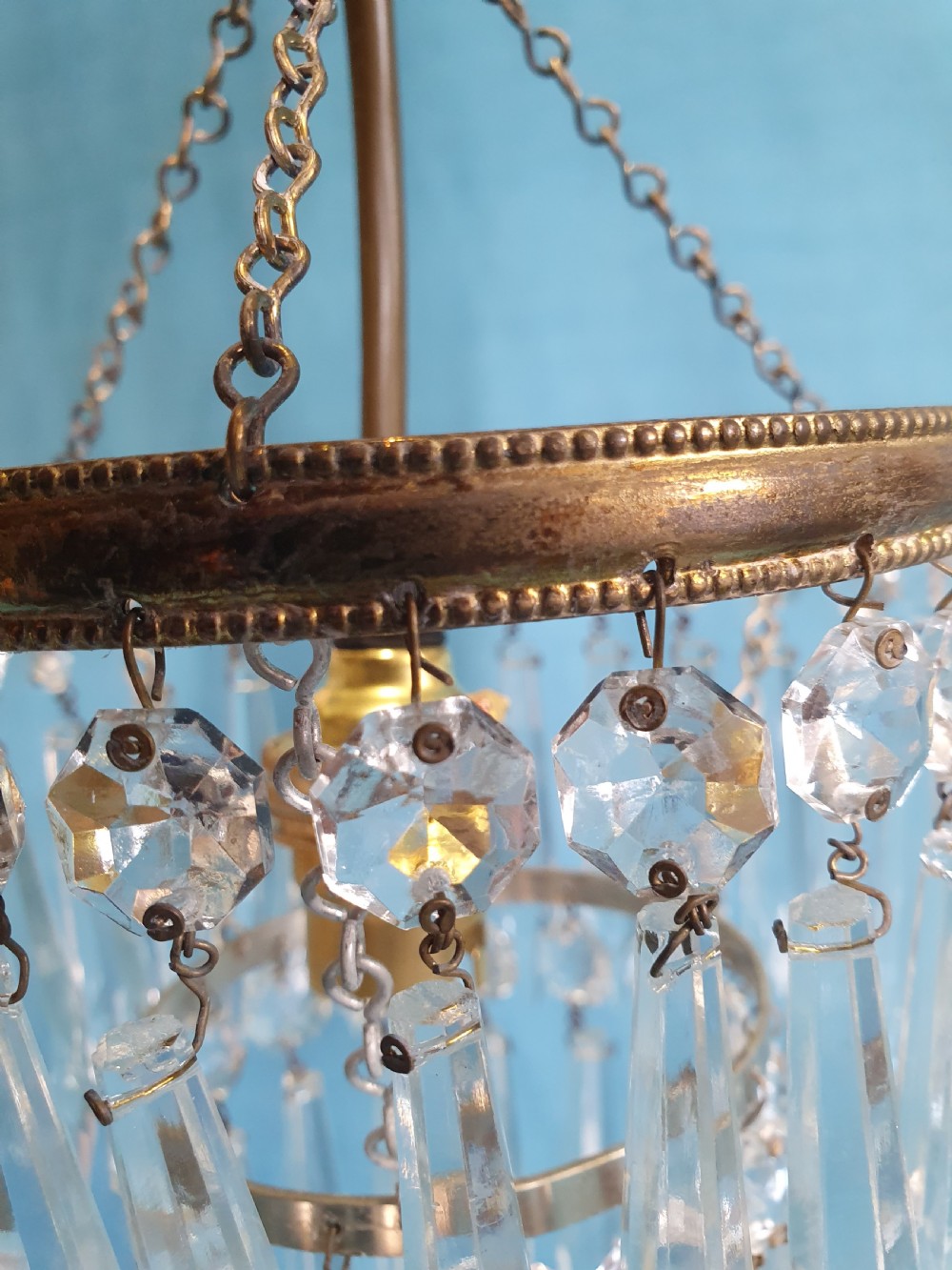 Set of three spike chandeliers  View V