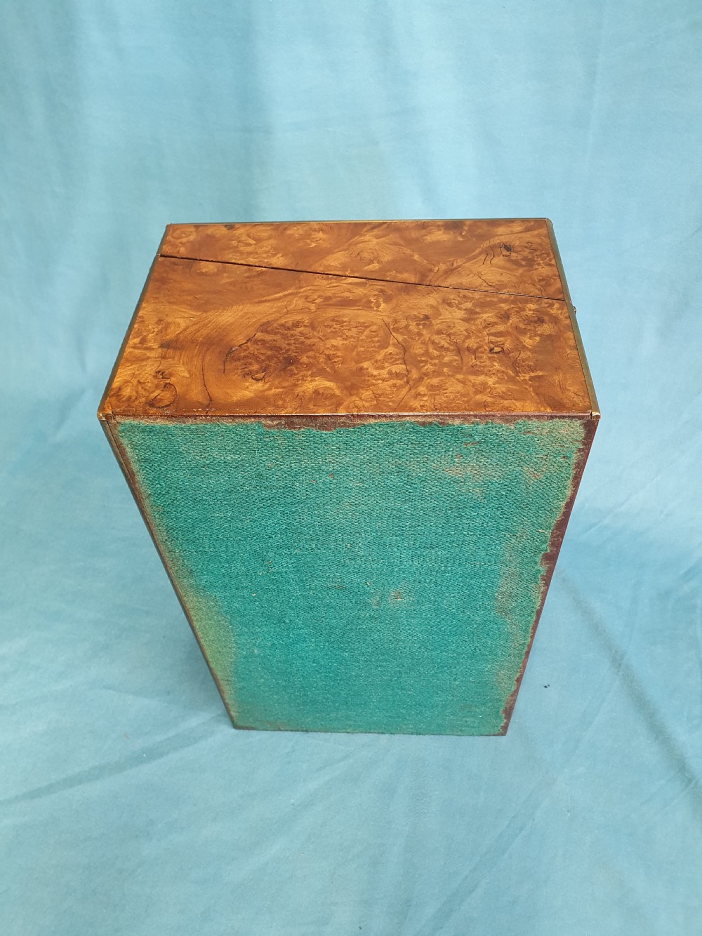 19th-century yew wood writing slope View VI
