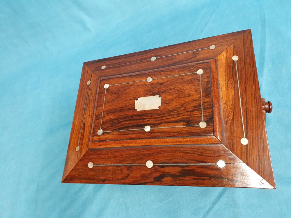 19th century rosewood jewellery box View III