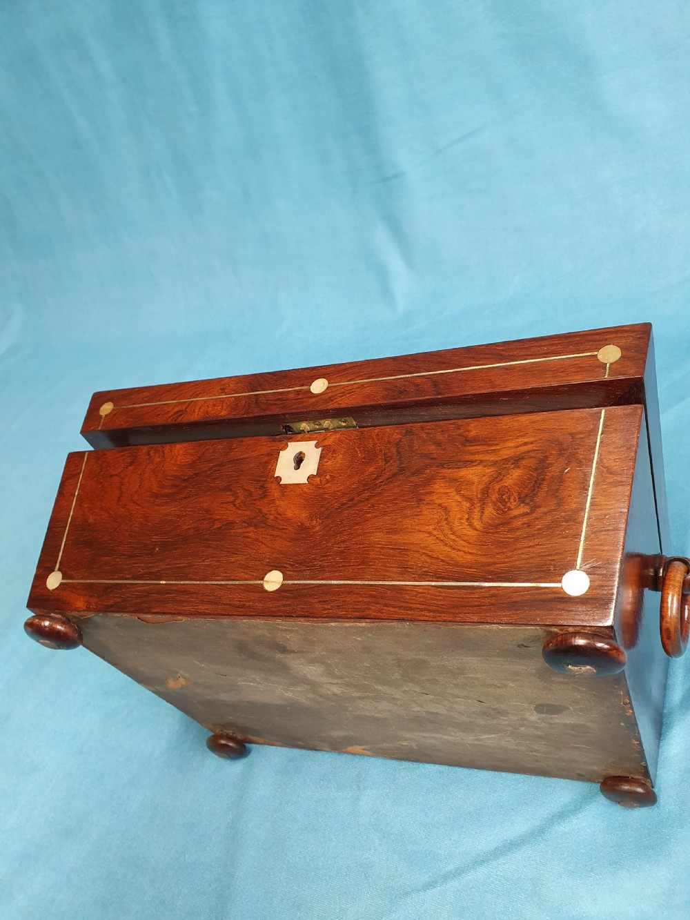 19th century rosewood jewellery box View IV