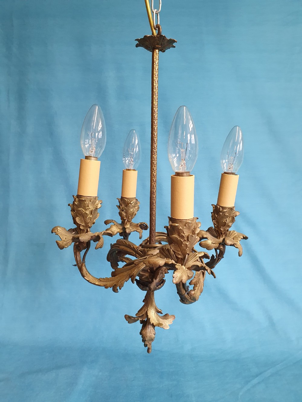 Early 20th century for arm brass chandelier View II