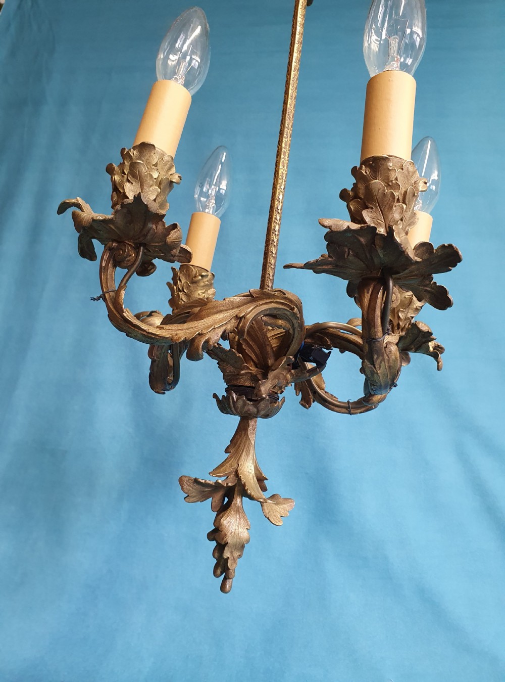 Early 20th century for arm brass chandelier View III