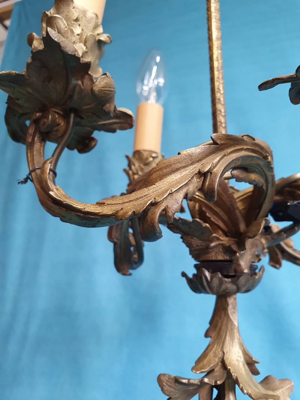 Early 20th century for arm brass chandelier View VII