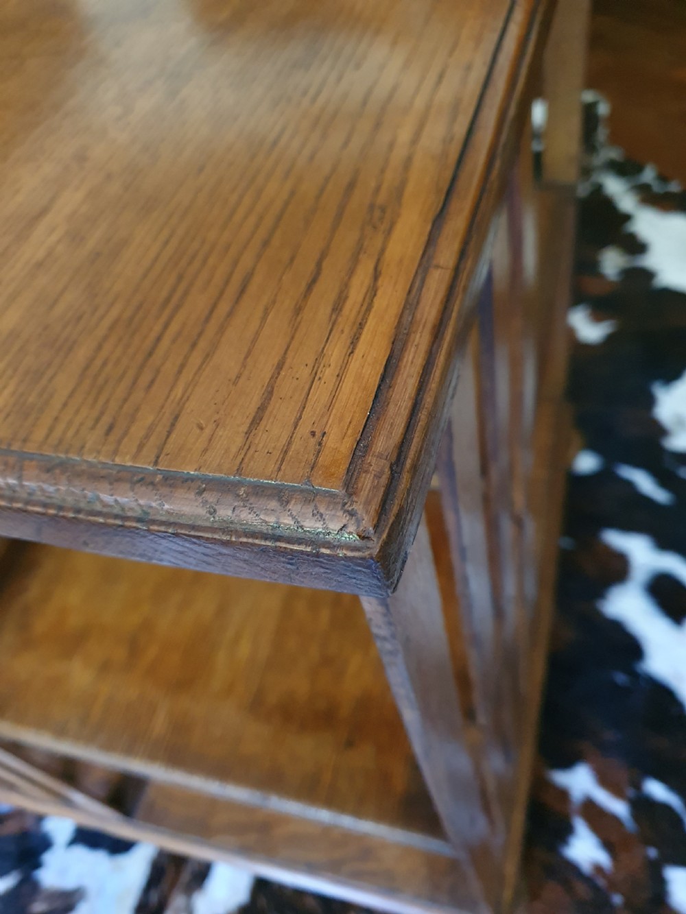Really nice blonde oak freestanding bookcase View IV