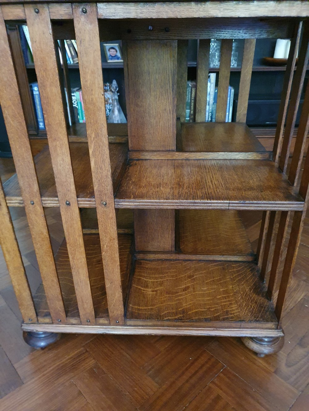 Really nice blonde oak freestanding bookcase View VI