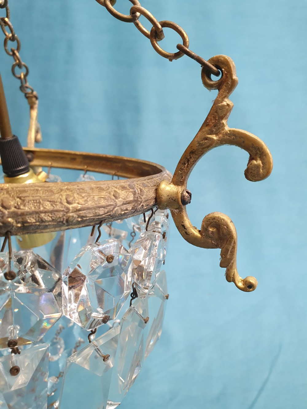 Small prism chandelier View III