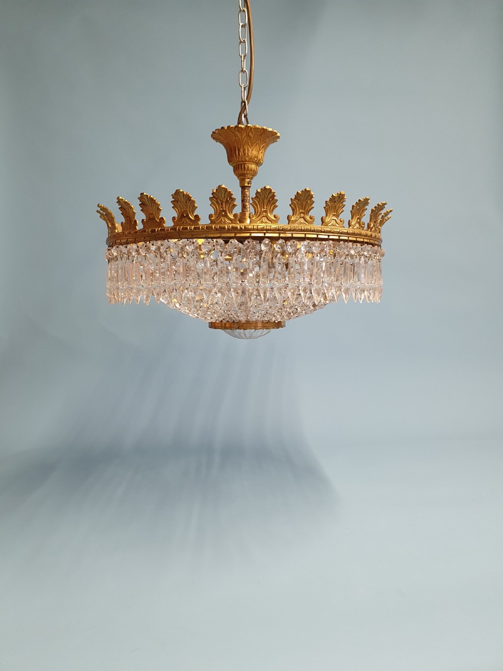 Early 20th century Large bag chandelier