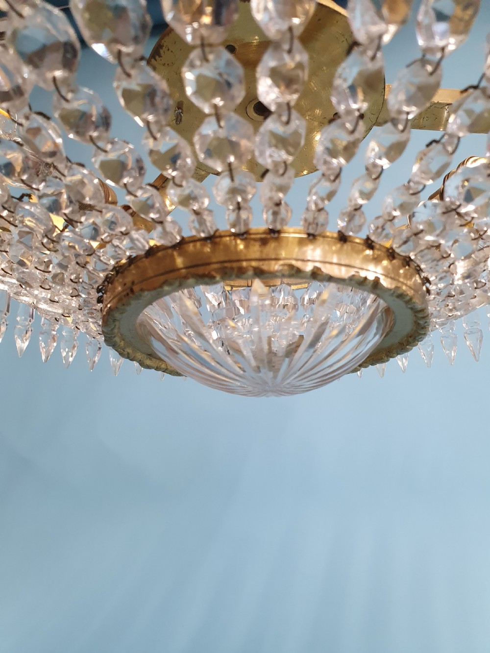 Early 20th century Large bag chandelier View III